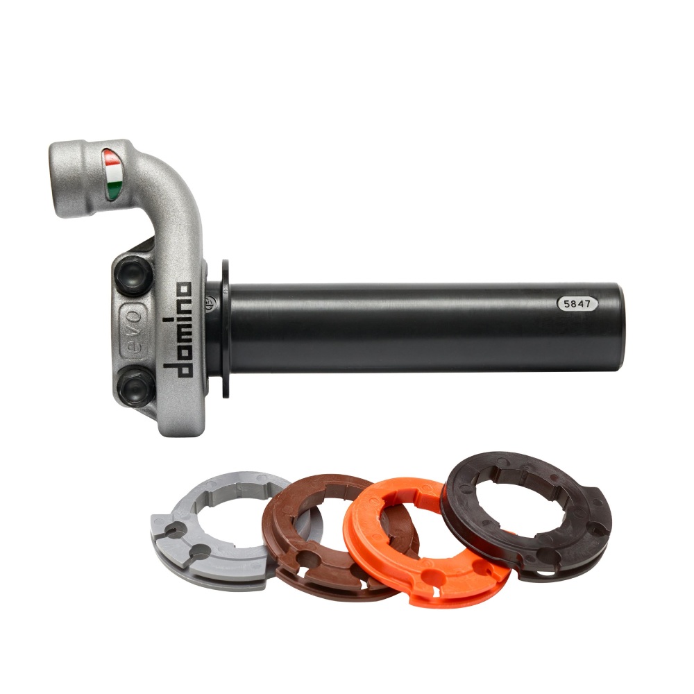 Throttle Domino 4T KRK EVO grey without grips Throttle Domino 4T KRK EVO grey without grips