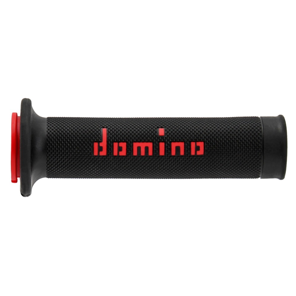 Pair of Grips road-racing Domino A010 - black red Pair of Grips road-racing Domino A010 - black red