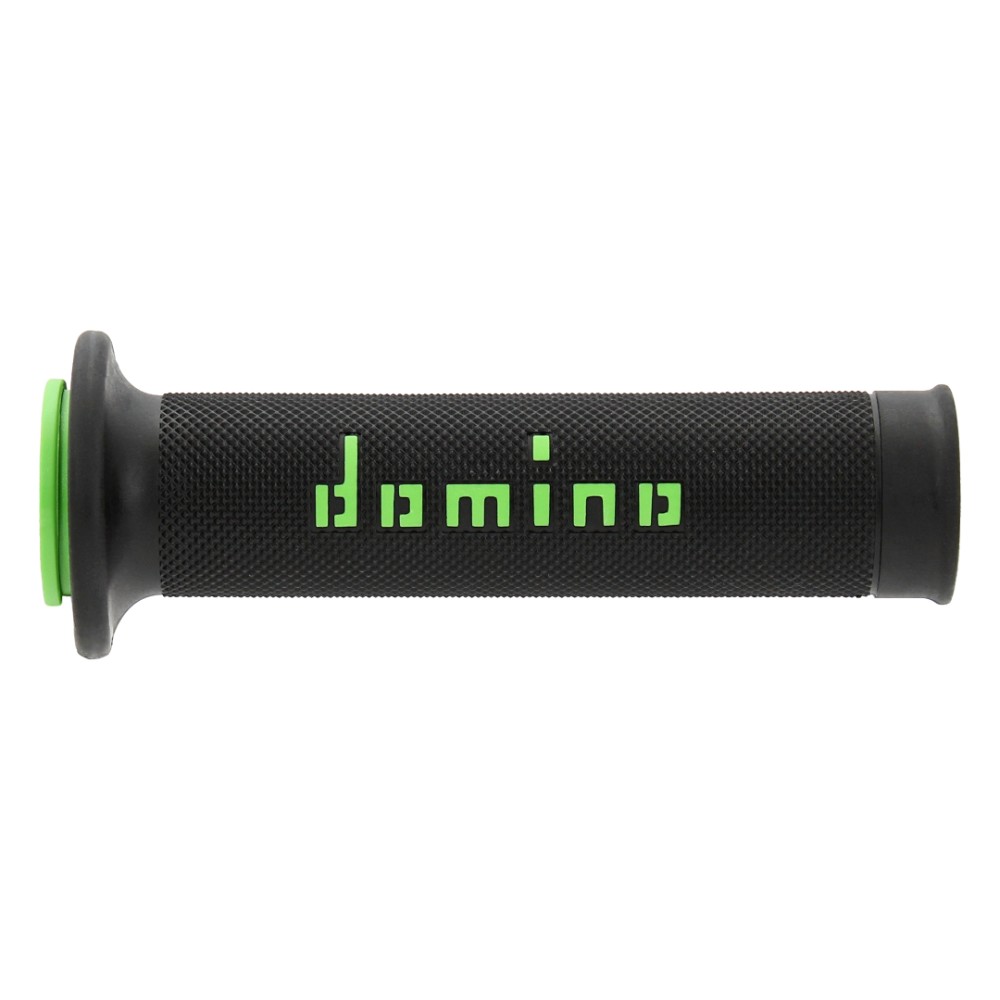 Pair of Grips road-racing Domino A010 - black green Pair of Grips road-racing Domino A010 - black green