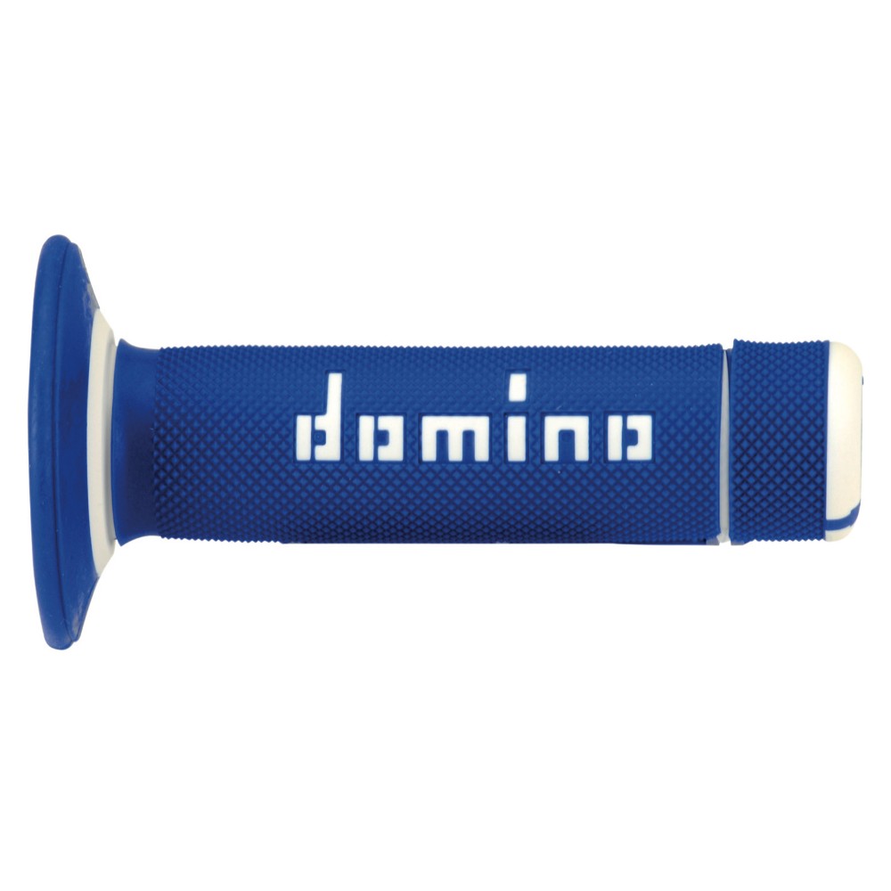 Pair of Grips off-road Domino A020 - blue white Pair of Grips off-road Domino A020 - blue white