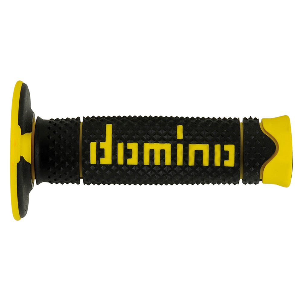 Pair of Grips off-road Domino A260 - black yellow Pair of Grips off-road Domino A260 - black yellow