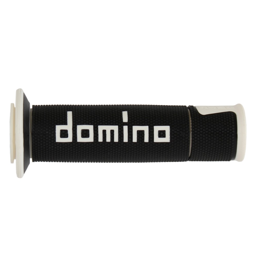 Pair of Grips road-racing Domino A450 - black white Pair of Grips road-racing Domino A450 - black white