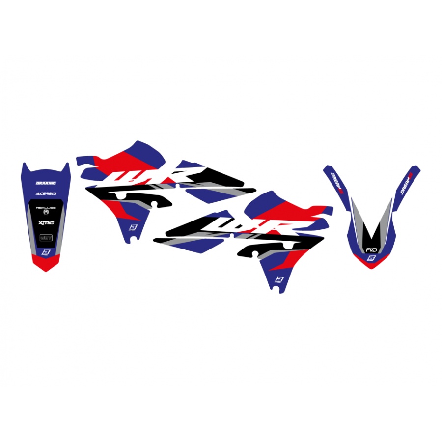 Graphics kit Yamaha WR 450 F (16-18) Dream 5 BL-2246AB