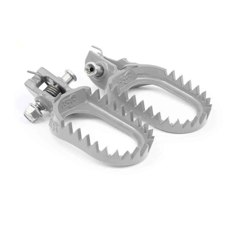 Footpegs steel S3 KTM 125 XC-W (17-19) standard grey ESK-1231-S