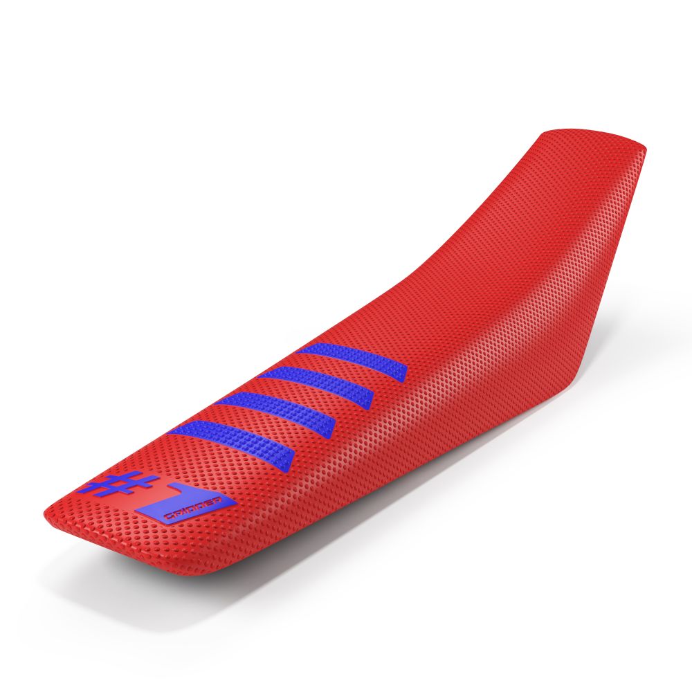 Universal seat cover Onegripper - Ribbed red and blue