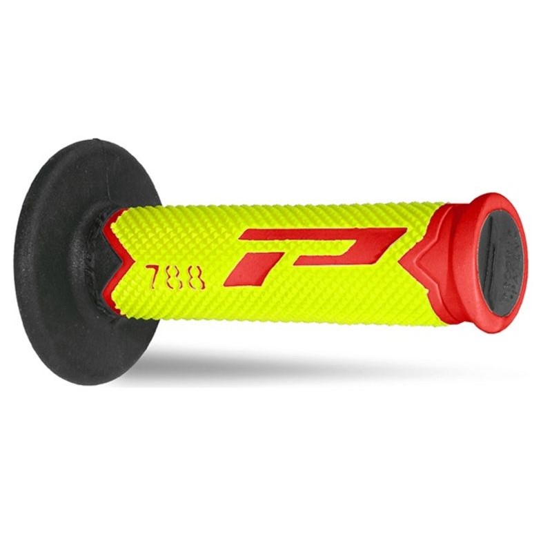 Pair of Grips off-road Pro Grip 788 - red neon yellow black Pair of Grips off-road Pro Grip 788 - red neon yellow black