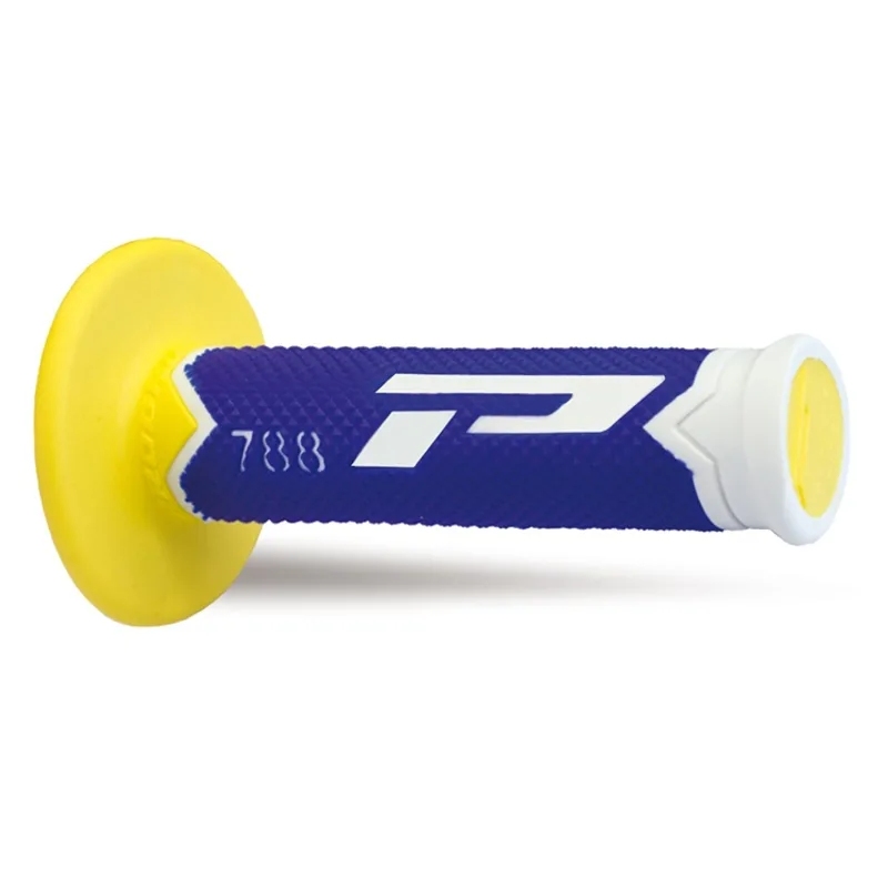 Pair of Grips off-road Pro Grip 788 - white blue yellow Pair of Grips off-road Pro Grip 788 - white blue yellow