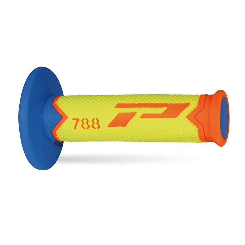 Pair of Grips off-road Pro Grip 788 - neon orange neon yellow light blue Pair of Grips off-road Pro Grip 788 - neon orange neon yellow light blue