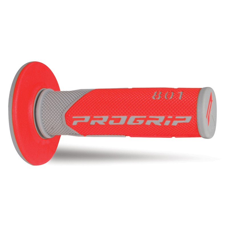 Pair of Grips off-road Pro Grip 801 - grey red Pair of Grips off-road Pro Grip 801 - grey red