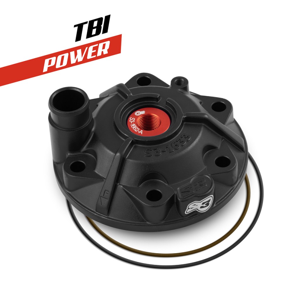Cylinder head S3 KTM 300 SX (23-27) - Power black PWR-163-300-B