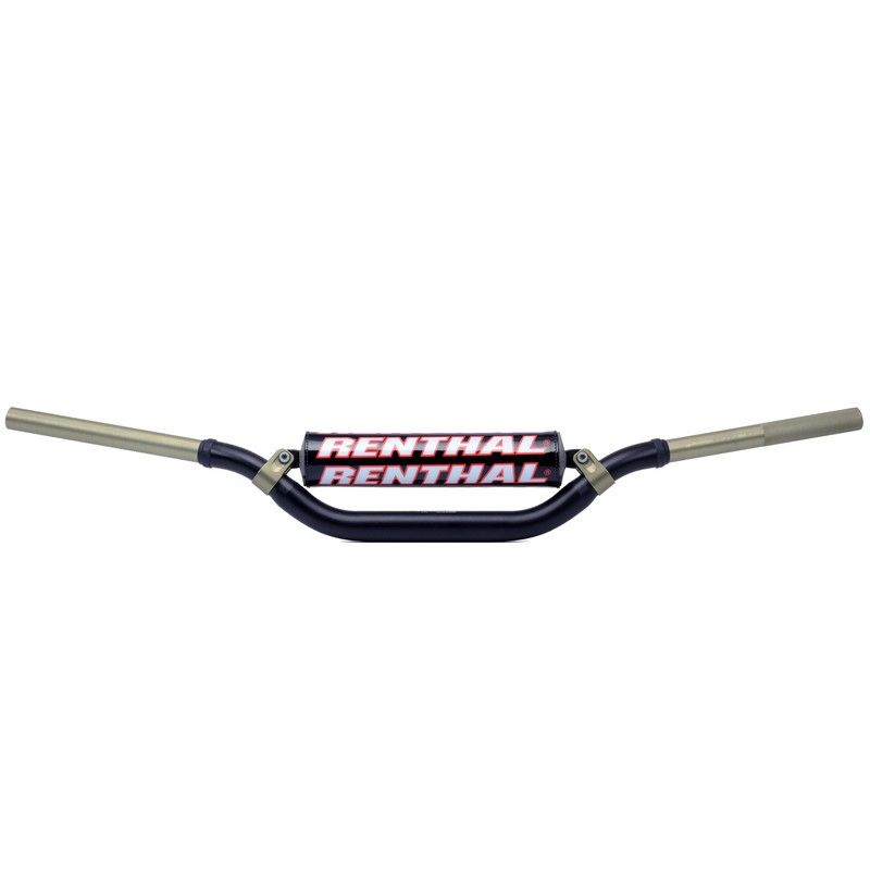 Handlebar Renthal 28.6 mm Twinwall bend Yamaha Low black Handlebar Renthal 28.6 mm Twinwall bend Yamaha Low black