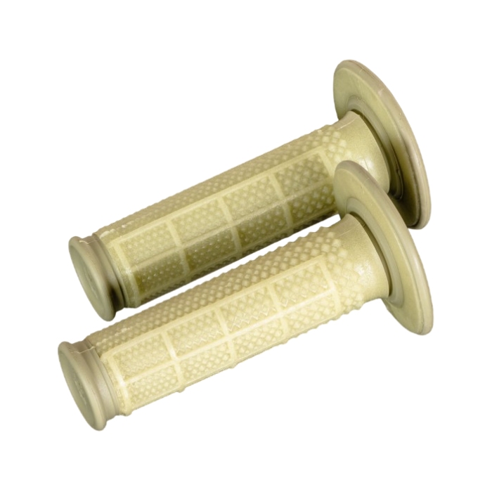 Pair of Grips off-road Renthal Dual Half Waffle Tapered - kevlar Pair of Grips off-road Renthal Dual Half Waffle Tapered - kevlar