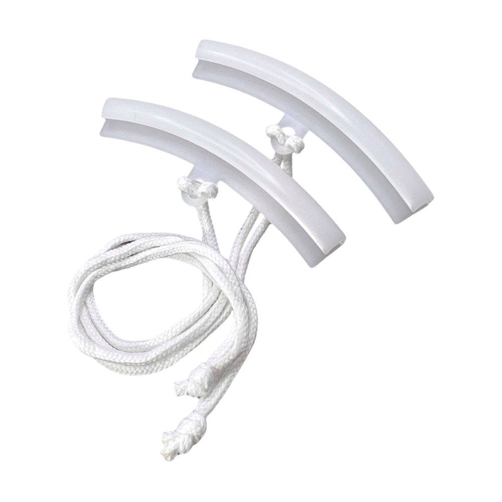 Pair of plastic rim protectors