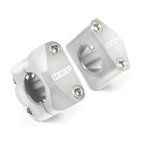 Adapter kit for 28.6 mm handlebars on triple clamps da 22 mm grey - WRP WD-9000