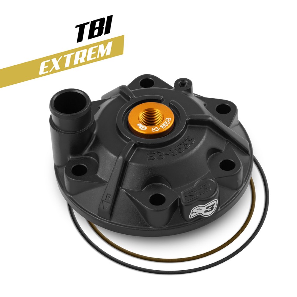 Cylinder head S3 KTM 250 EXC (24-26) - Extreme black XTR-3361-250-B